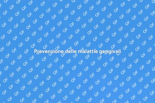 La salute gengivale inizia con l'igienista
