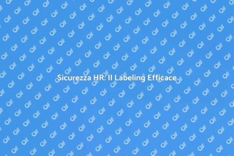 Servizio di Labeling Sicurezza HR