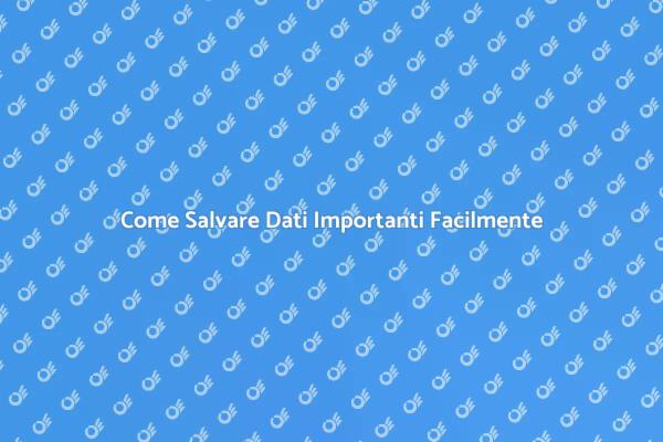 Strategie per il Recupero Dati Efficace