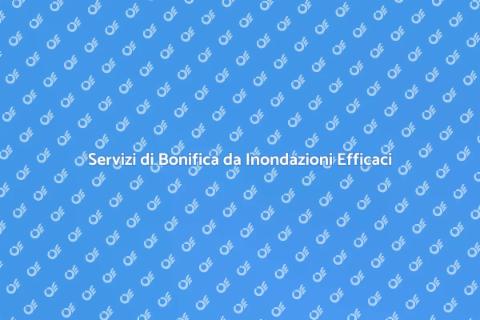 Bonifica Inondazioni: Sicurezza Prima di Tutto