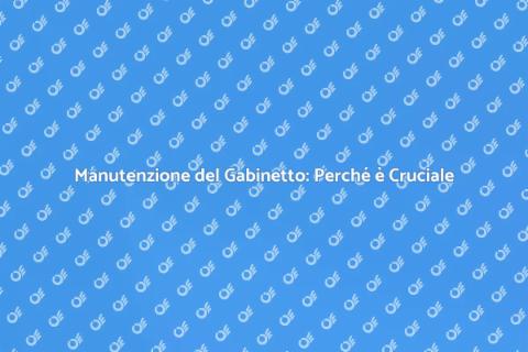 Manutenzione Gabinetto: Servizio Essenziale
