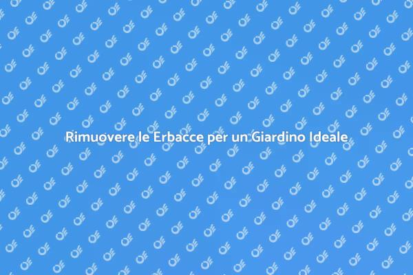 Giardino Perfetto: Estirpa le Erbacce