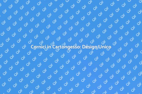 Creare Cornici in Cartongesso Uniche
