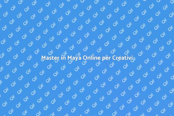 Potenzia le Tue Competenze in Maya