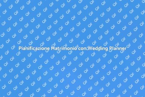 Servizio Wedding Planner per Matrimonio