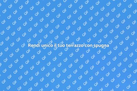 Copertura in spugna per esterni
