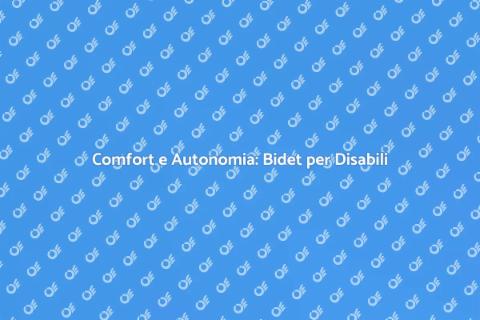Bidet per Disabili con Schienale Regolabile