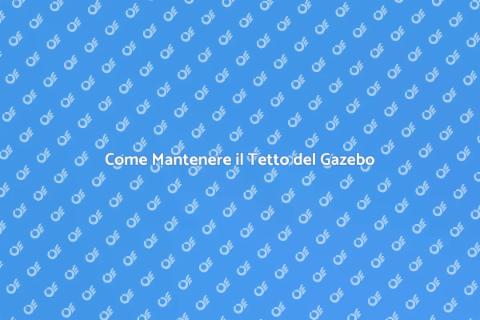 Manutenzione Tetto Gazebo in Ferro