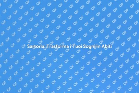 L'Arte della Sartoria: Abiti su Misura