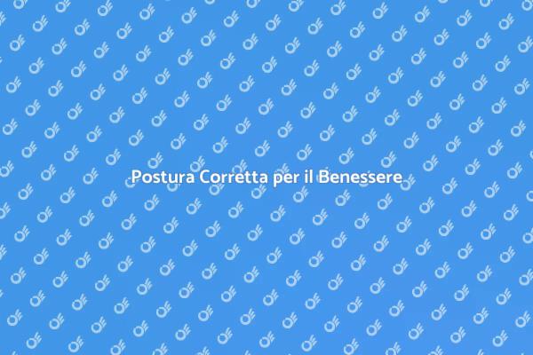 Inizia il Tuo Percorso di Benessere