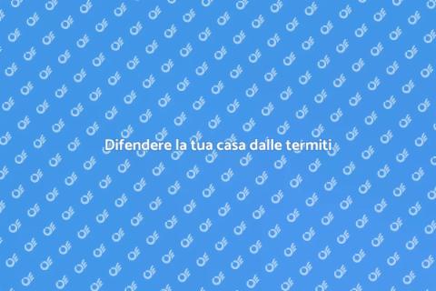 Protezione contro le termiti efficace