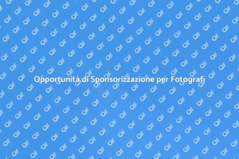 Sponsorizzazione per Fotografi Sportivi