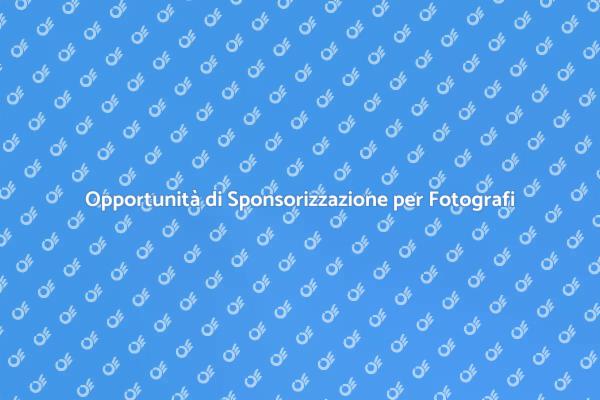 Come la Sponsorizzazione Aiuta i Fotografi
