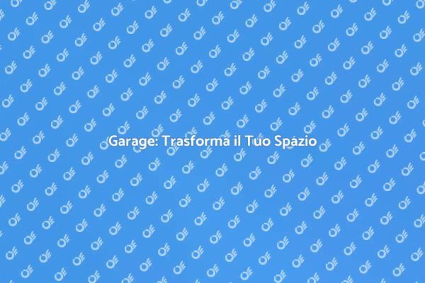 Costruisci il Tuo Garage Ideale