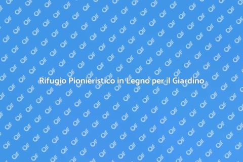 Casetta in Legno da Giardino Stile Pionieristico