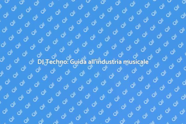 Scopri la musica techno per DJ