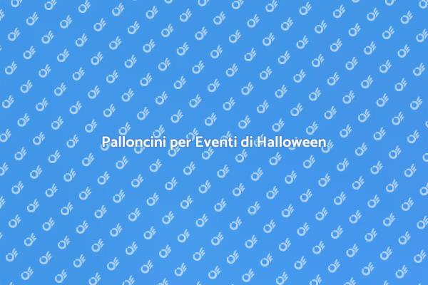 Magia dei Palloncini per Halloween