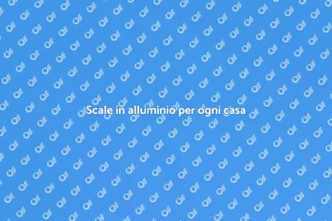Scale retrattili in alluminio: vantaggi