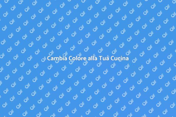 Rinnova la Tua Cucina con il Colore