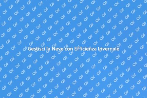 Sgombero Neve: Alta Efficienza Invernale