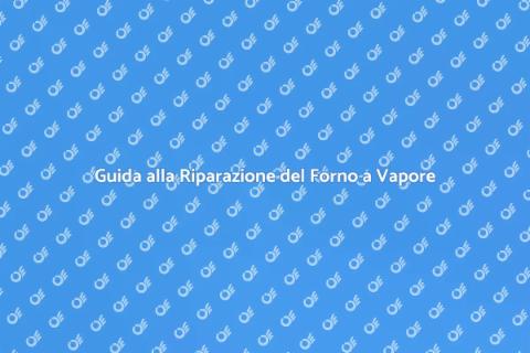 Riparare un Forno a Vapore Facile