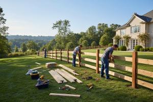 posare recinzione in legno: Da €350
