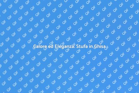 Stufa in Ghisa a Gas Metano: Calore