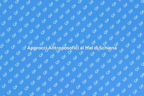 Medicina Antroposofica per Mal di Schiena