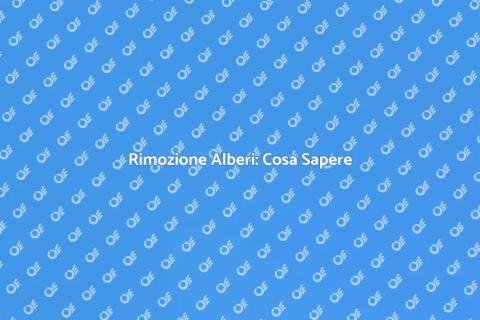 Rimuovere Albero: Guida Completa