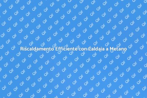 Caldaia a Metano a Condensazione