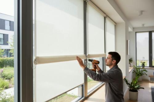 installare schermi solari per finestre