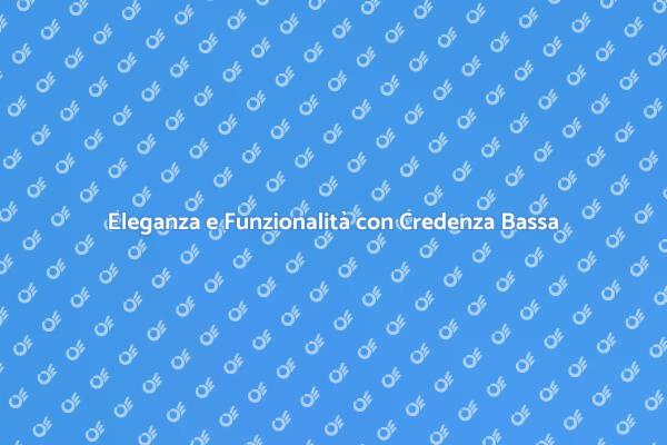 Arreda con Stile: Credenza Bassa in Legno
