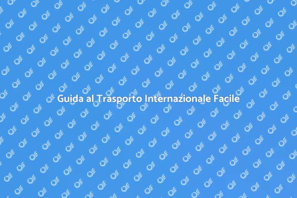 Effettua Trasporti Internazionali Senza Stress
