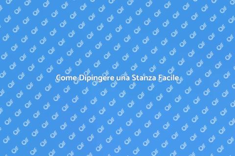 Dipingere una Stanza: Guida Pratica