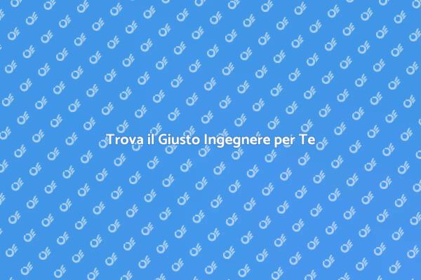 Ingegnere: La Chiave per il Successo