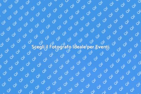 Fotografo Professionista per Eventi