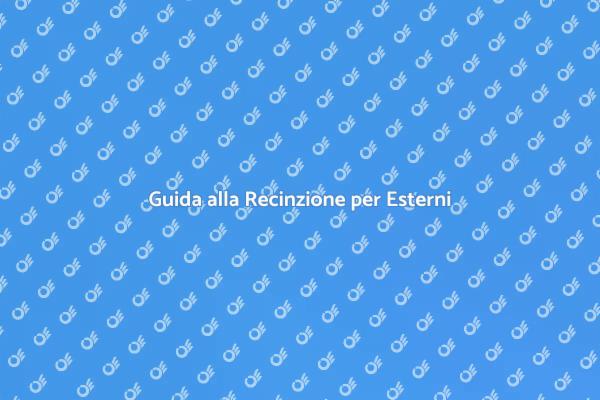Come Costruire una Recinzione Esternamente