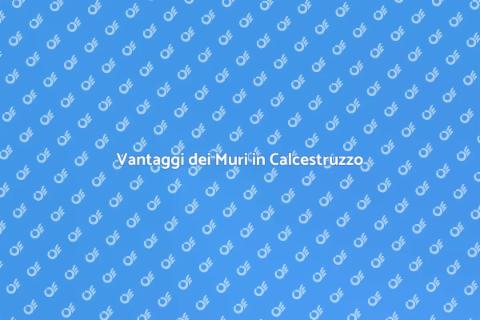 Muri in Calcestruzzo: Soluzione Durevole