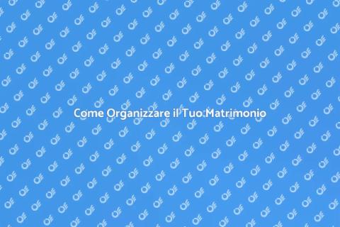 Coordinare il Programma del Matrimonio