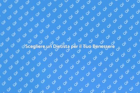 Dietista: Nutrire il Tuo Benessere