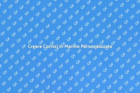 Cornice in Marmo su Misura: Eleganza