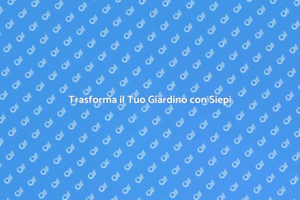 Eleganza e Stile con Siepi Artificiali