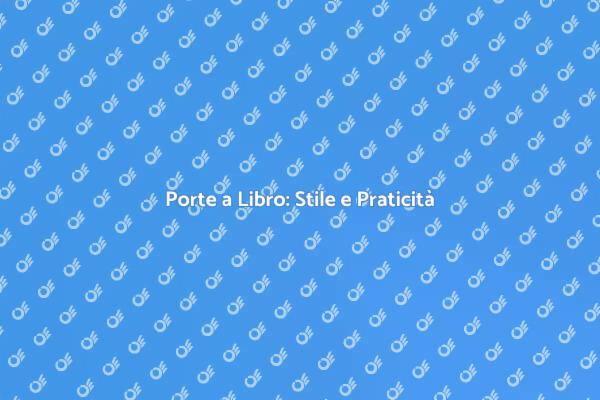 Porta a Libro: Eleganza e Spazio
