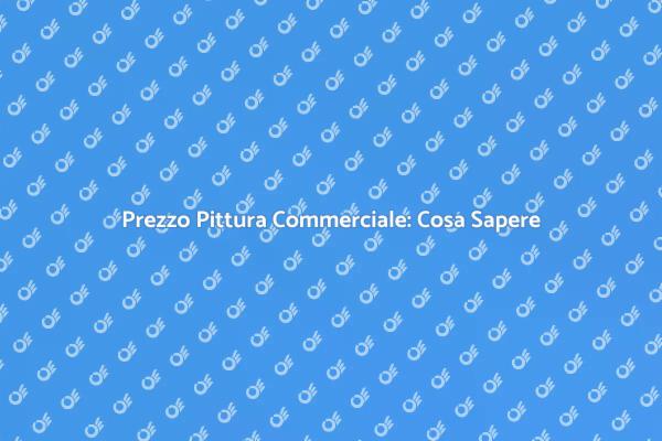 Costo e Benefici della Pittura Commerciale