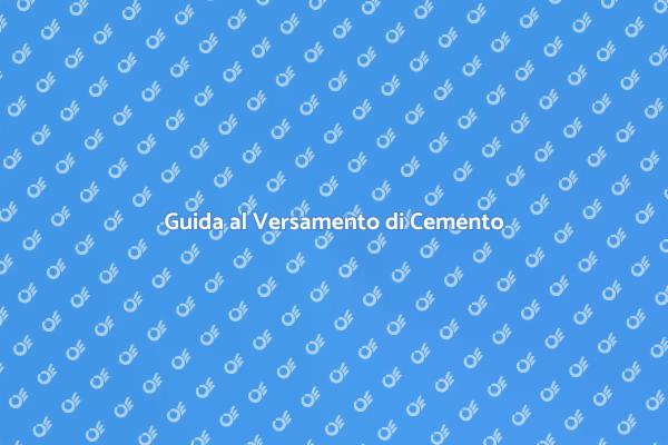 Come Versare una Lastra di Cemento