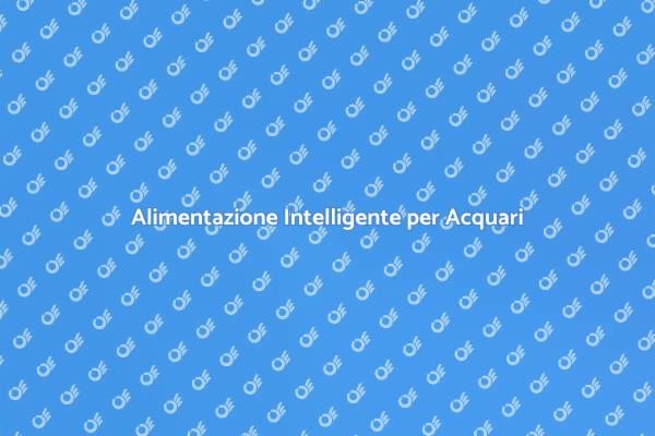 Innovazione per la Cura degli Acquari