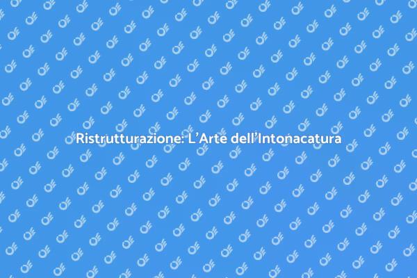 Ristruttura con l'Intonacatura Efficace