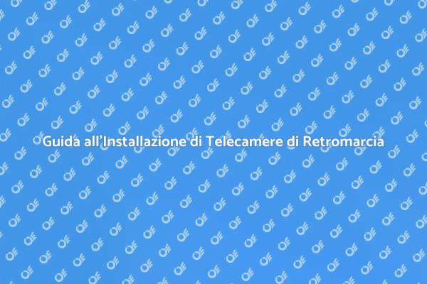 Sicurezza in Manovra: Telecamera di Retromarcia
