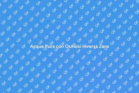 Impianto Osmosi Inversa Residuo Zero