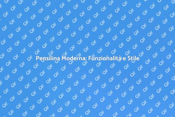 Pensilina per Finestre: Eleganza e Protezione